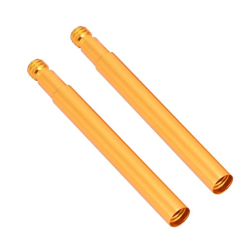 VGEBY 2Pcs Valve Extender, Aluminum Alloy Inner Tire Tube Valve Extender Tire Accessories(Gold) Valve Extenders Valve Extender Valve Extender 40Mm - Image 1